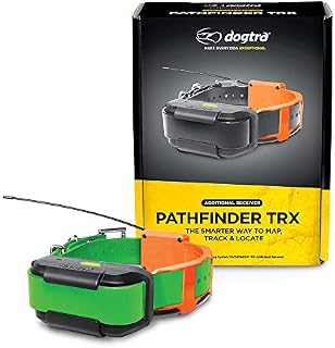 Dogtra Pathfinder TRX Additional Receiver 9-Mile 21-Dog Expandable Waterproof Smartphone GPS-Only Tracking Collar
