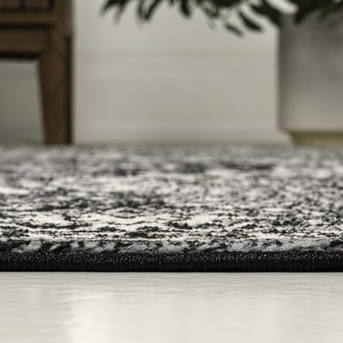 JONATHAN Y Vintage Medallion Indoor Area Rug Black 4X6, Modern Boho for Living Room, Bedroom, Kitchen, Office, Easy-Cleaning, High Traffic, Pet-Friendly, Non-Shedding MDP100D-4 by JONATHAN Y - Image 7