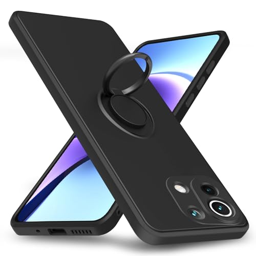 Xiaomi Mi 11 Lite 5G �P�[�X TPU �ϏՌ� �����O �V���R���P�[�X ���^ �\�t�g �S�ʕی�J�o�[ �w��h�~ �����O�t�� �X�^���h�@�\ �ԍڃz���_�[�Ή� 360°��] �����Y�ی� �X�g���b�v�z�[���t�� �X���� �y�� ���ϖh�~ �h�o �V��