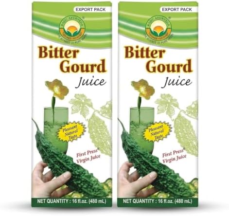 Basic Ayurveda Bitter Gourd (Karela) Juice (Pack of 2) | 16.23 Fl Oz (480ml) |