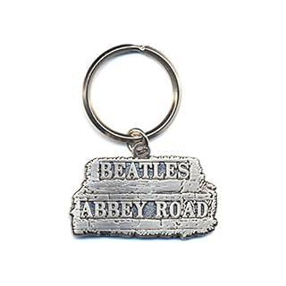 Beatles – Abbey Road – Porte-Clés en métal/porte-clés - Les Beatles, Paul McCartney, John Lennon, RIngo Starr, George Harrison