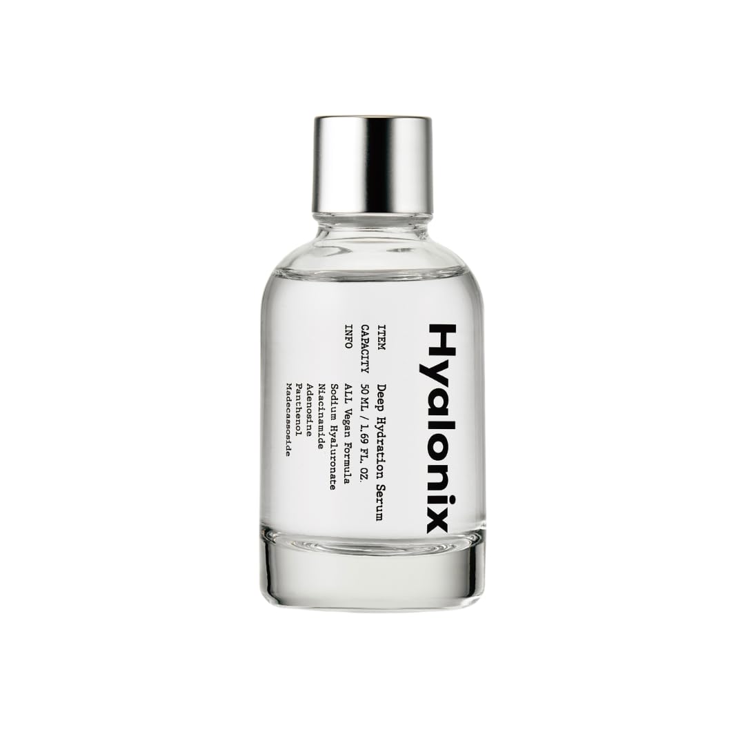 Hyalonix Calming Barrier Booster Serum – Deep Hydration with Sodium Hyaluronate & Niacinamide – Vegan Moisture Shield for Sensitive Skin 1.69 fl oz (50ml)