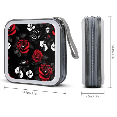 Étui pour CD et range DVD noir 40 disques pour maison et auto - 2