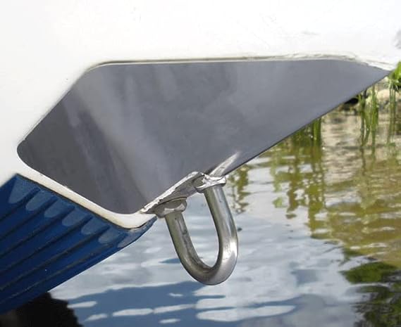 Gator Guards BowShield Bow Guard, Small or Medium-Helps Protect Against Boat Dock and Trailer Roller Damage - DIY Installation, 24-Hour Cure Urethane Adhesive - Pre-Creased Design - Made in the USA