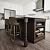 Ekena Millwork COL03X03X35LECH Legacy Tapered Cabinet Column (Top Block: 6 7/8", Bottom Block: 6 7/8"), 3 3/4"W x 3 3/4"D x 35 1/2"H, Cherry