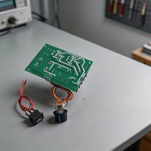 Controlador de motor de 40 amperios con carcasa metálica verde 4