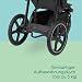 Bebeconfort Cloudy, All-Terrain-Baby Stroller, 0–4 Jahre (max. 22kg), verstellbar, schnell zusammenklappbar, 3 große Kinderwagen Luftreifen, verstellbarer Schieber, geräumiger Korb, Mineral Graphite