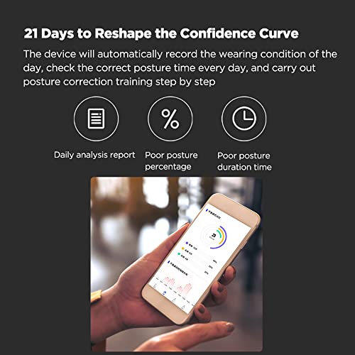 yeacher Hipee Posture Trainer and Corrector Dispositivo inteligente de correção de postura Monitoram
