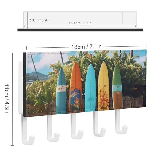 Support mural planche de surf design soigné finition haut de gamme - 3