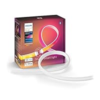 Philips Hue White and Color Ambiance Gradient Lightstrip, Striscia Led Smart, Estensione da 1 M per...