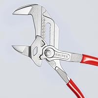 KNIPEX Zangenschlüssel, verchromt, 250 mm, greift stufenlos bis 52 mm, Feinverstellung per Knopfdruck, Schraubenschlüssel, Armaturenzange, 86 03 250 – Ansicht 4