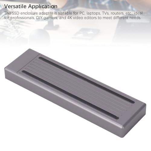Enclosure M.2 NVMe PCIE SSD aluminio USB3.1 Gen2 10Gbps miniatura 7