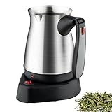 Elektrischer Wasserkocher für Kaffee,600W 500ml Kanne aus Edelstahl | Heißwasser Kocher,für die...