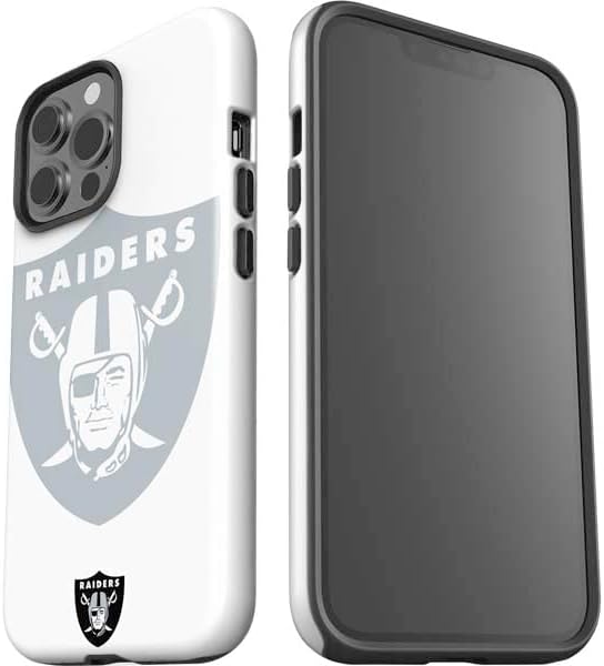 Skinit Impact Phone Case Compatible with iPhone 14 Pro Max - Officially Licensed NFL Las Vegas Raiders Double Vision Design