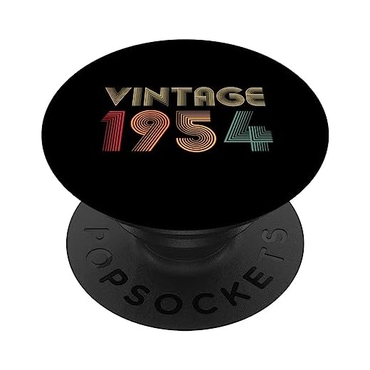 Regalo de 69 cumpleaños 69 años hombres mujeres retro vintage 1954 PopSockets PopGrip Intercambiable