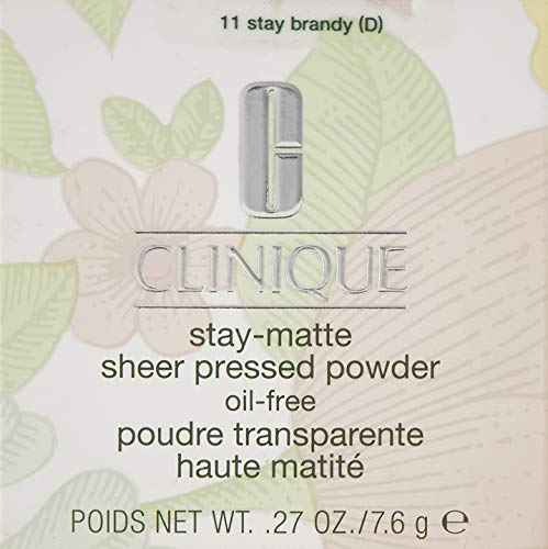 Clinique Stay-Matte Sheer Pressed Powder in Stay Brandy #TOP27