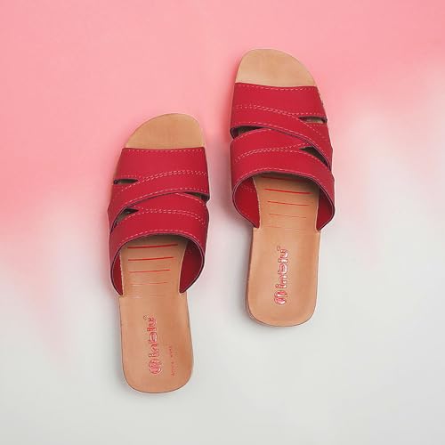 Image of inblu Stylish Fashion Slipper for Women | Comfortable | Lightweight | Anti Skid | Casual Office Footwear (MR02 NT)