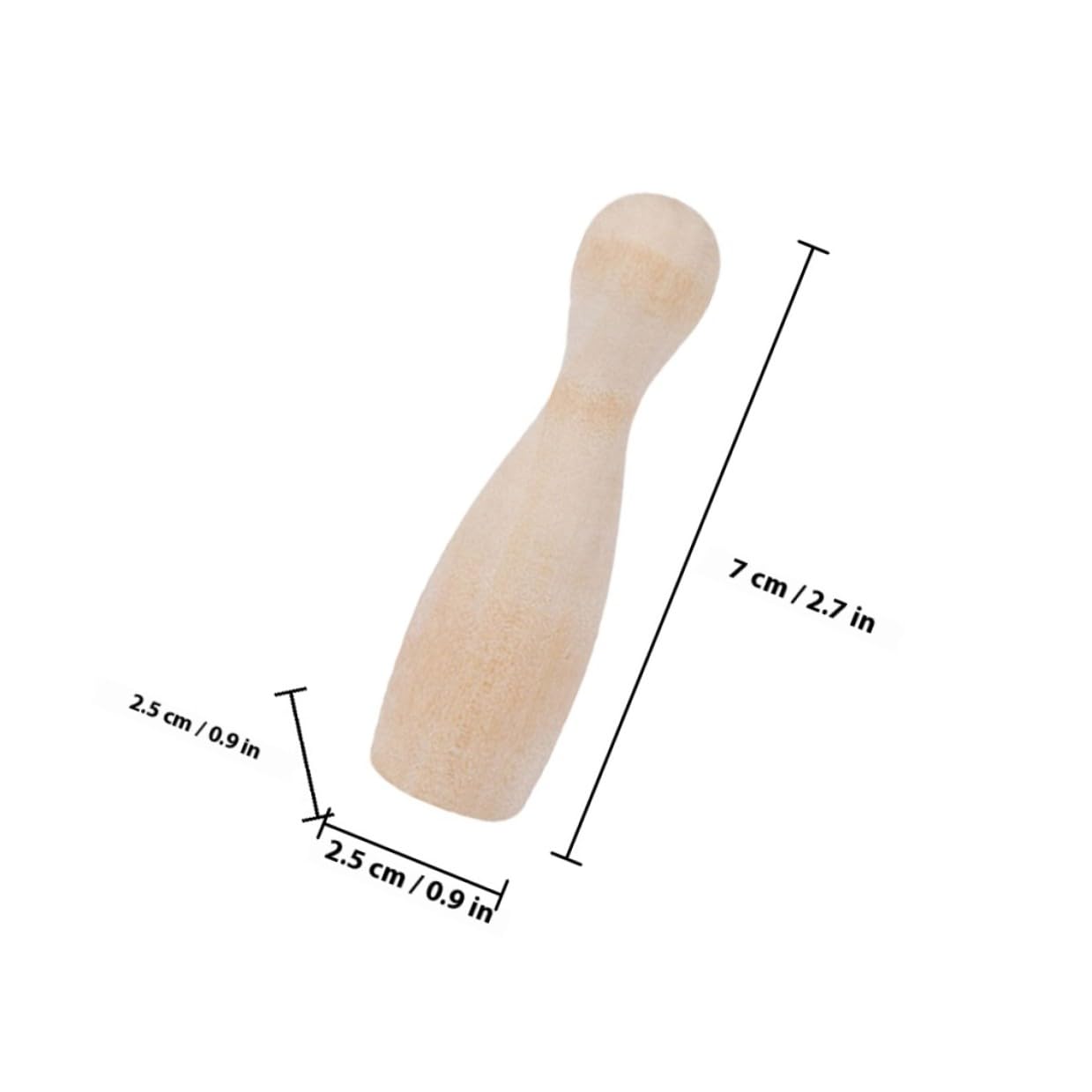 Hohopeti Jeu de Bowling en Bois pour Garçon et Filles, 2 Lots, Jeu de Table