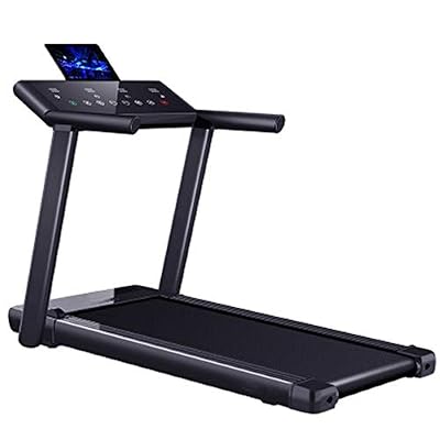 Treadmill Walking Electric Treadmill Foldable Running Machine 14 km/h Max Speed Easy Assembly with Adjustable Display Panel 3-Level Manual Incline Convenient Tablet Stand for Home Use(Black)