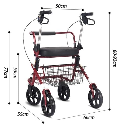 Déambulateur de marche pliable pour personnes âgées
