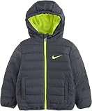 Nike BOYS Full-Zip Puffer Jacket (GRAY, 6)