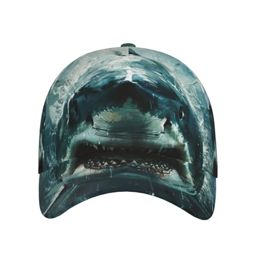 DRTGEDS Books Dad Chapeau de golf, casquette de baseball unisexe, chapeau polo réglable pour homme et femme, chapeau de sport, Shark Cum, taille unique – vue 2
