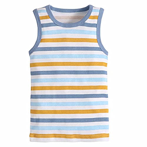Image of benetia Toddler Baby Boys Cotton Sleeveless Tank Top Cartoon Dinosau Undershirts Kids 18 Months- 8Years 3-Pack