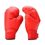 Aymzbd Boxing Gloves Punching Gloves Professional Men Women Practice Sparring Gloves for Muay Thai Grappling Karate Taekwondo MMA, Red