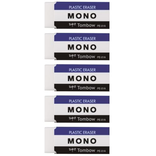 Amazon.co.jp: トンボ鉛筆 MONO 消しゴム モノPE01 JCA-561 5個