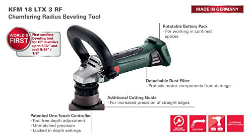 Image of Metabo KFM 18 LTX 3 RF 18V bare 18V Chamfer /Radius Tool /Bare Tool