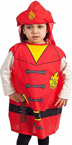 Iq Toys Dress Up Costumes Trunk Set - Firefighter, Chef, Doctor, Clown, Witch, Gotham - Kids Costume Dress Up - 6 Pack #TOP6