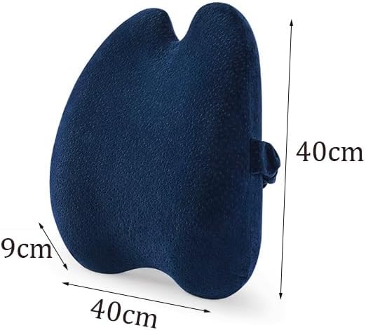 VIDI All Season Versatile Office Chair with Suede Lumbar Pillow Car Back Cushion(Black-JoJo's Bizarre Adventure1)