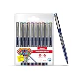 Luxor Fine Writer 05 Lot de 10 stylos à encre vive