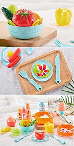 Image of LONGMIRE Kitchen Set for Kids, Big Kitchen Playset with Sound & Light and Cooking Stove, 42 Pcs Toy Kitchen Accessories with Running Water, Pretend Play Cooking Set for Girls Boys Ages 3+