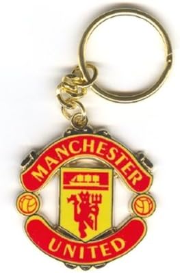 OFFICIAL MANCHESTER UNITED CREST SHAPED KEYRING
