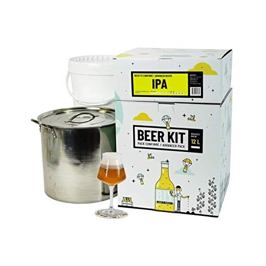 Beer Kit Confirmé - Je Brasse ma bière à la Maison - Beer Kit Confirmé Bière Blonde - Je Brasse ma bière IPA à la Maison - Idée Cadeau Fête des pères