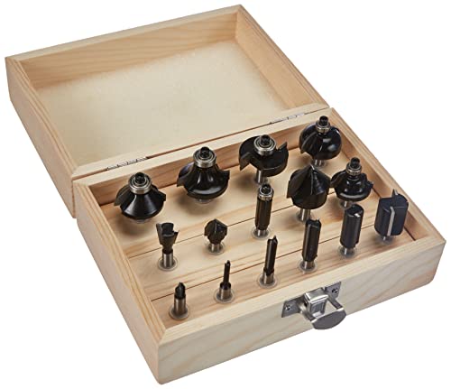 Brüder Mannesmann Fräsersatz, mit 6 mm Schaft, 15-teilig | M54515