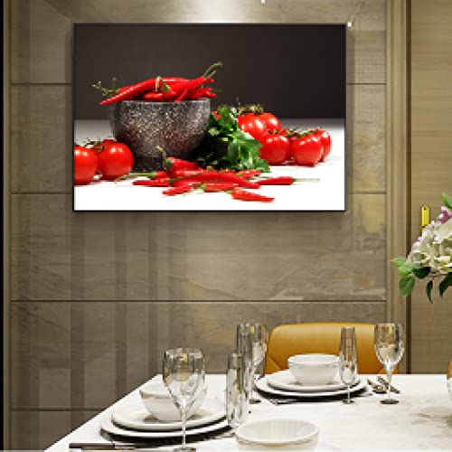 Cuisine mur affiches de luxe toile realiste légumes 50x70cm