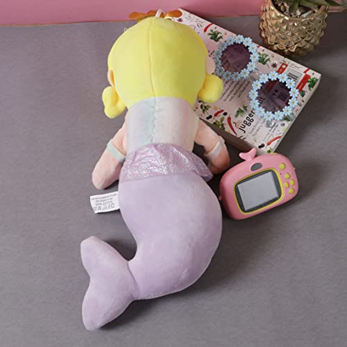 Image of A Little Swag Soft Mermaid Doll Princess Stuffed Plush Toys for Birthday Theme Gift Present Home Decoration for Kids Girls (25 cms)