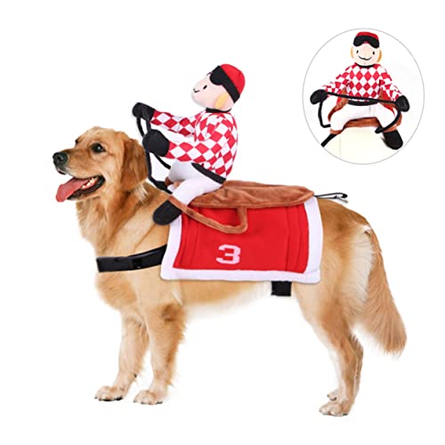 Disfraz de algodón para perro Garneck rojo XL miniatura 6