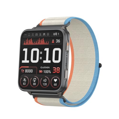 Luksnoc �X�}�[�g�E�H�b�` �x���g 24mm �����p�o���h �W�����f�� Fits �K�[�~�� VenuX1 �Ή� �i�C���� �}�W�b�N�e�[�v(Pinklightblue)