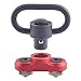 JIALITTE Mount Standard QD Swivel 1.25 Inch Adapter for Mlok Rail System (Red)