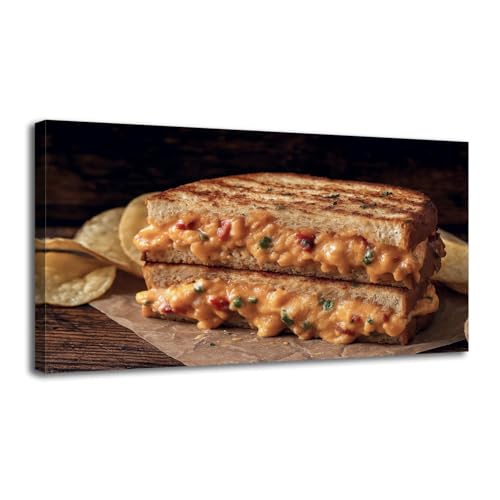 Canvas Wall Art Pimento Cheese Sandwich 30