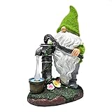 【Amplia aplicación】decoración de jardín perfecta para tu hogar y jardín, césped, balcón, patio, etc. Esta decoración de enanos de jardín es un regalo ideal para familiares y amigos para Navidad, Acción de Gracias, cumpleaños y todas las demás ocasiones.