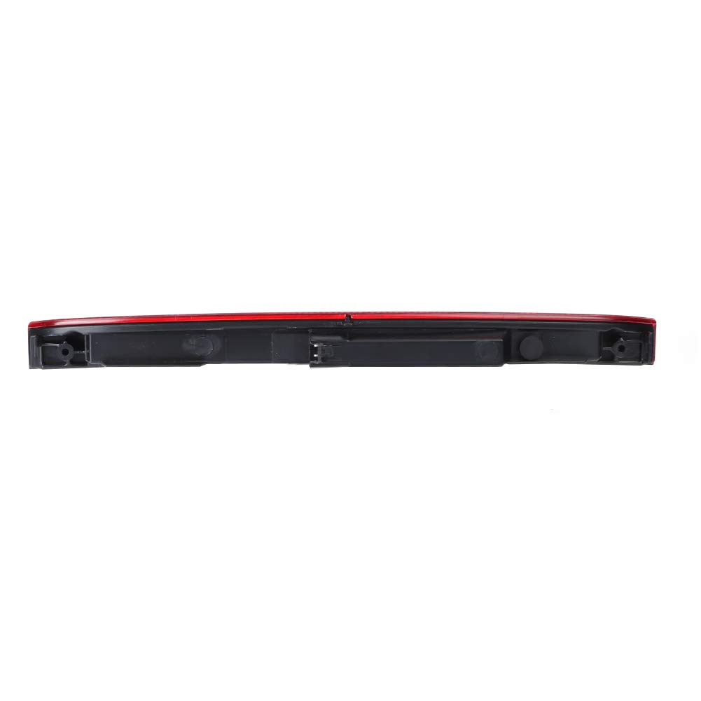 Qiilu Barra de luz de freno, luz de freno trasera de alto nivel, tercera luz de freno 7700410753, ajuste de color rojo para Clio II 1998-2005