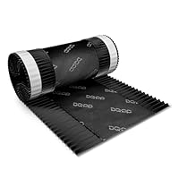 DQ-PP FIRSTBAND | Länge 5m | vRoll | Breite 240mm | Schwarz RAL 9005 |Aluminium PP Vlies | Selbstklebend | Dach Dachfirst Firstrolle First Rollfirst Band | Grat Gratrolle Gratband Firstabdeckung