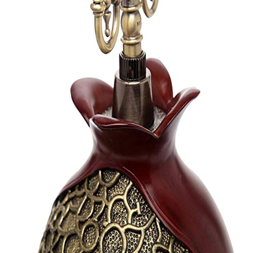 Telefone retrô / telefone celular antigo, resina + mostrador de botão de metal, suprimentos de decor