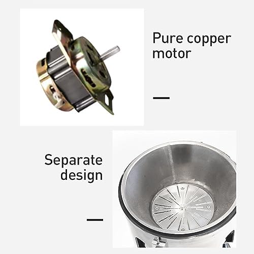Extractor de Jugos Automático Acero Inoxidable 370W 220V para Uso Comercial miniatura 6