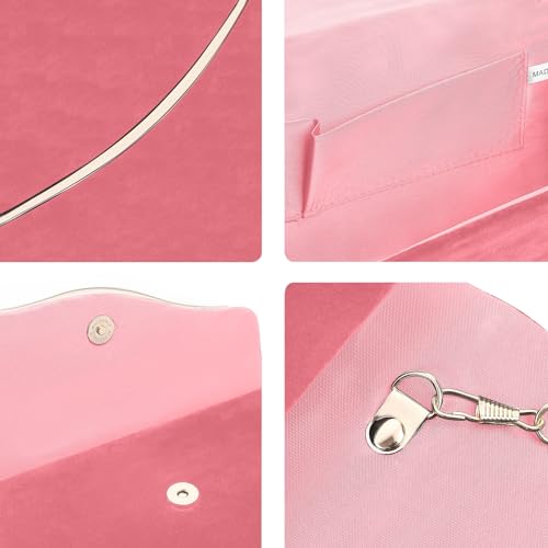 Image of Clutch Purses for Women Evening Bag Faux Suede Formal Party Wedding Cocktail Prom