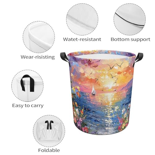 Panier à linge pliable pour buanderie familiale compacte et propre - 5